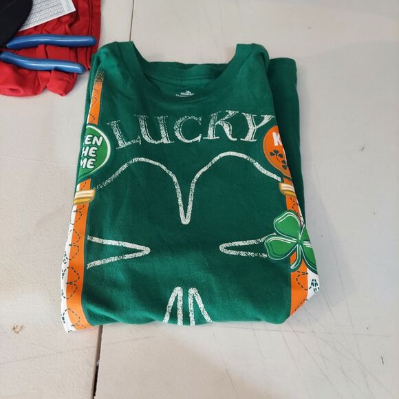 St Patricks Day Short Sleeve TShirt Size S - Picture 1 of 4